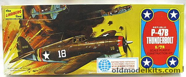 Lindberg 1/72 P-47B Thunderbolt, 592 plastic model kit